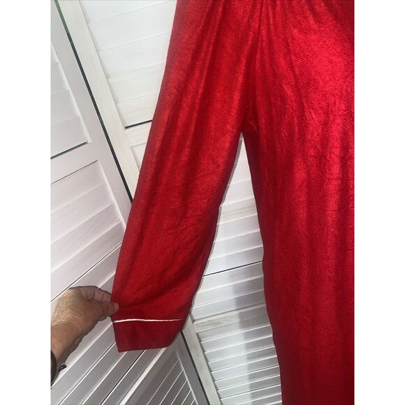 Vintage 60s It's A Charm Velvet Robe Housecoat Dressing Gown Sz Large USA Made - Picture 7 of 10